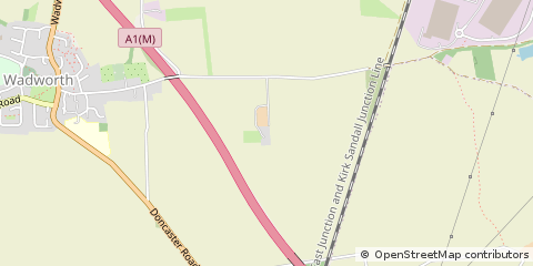 Map of Doncaster, South Yorkshire