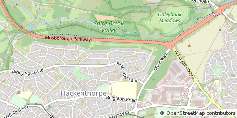 Map of Sheffield