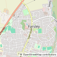 Map of Pudsey, West Yorkshire