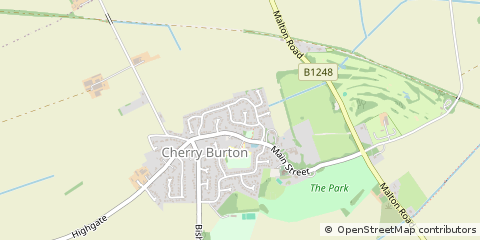 Map of Beverley, East Yorkshire