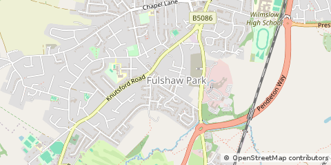 Map of Wilmslow