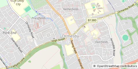 Map of Middlesbrough