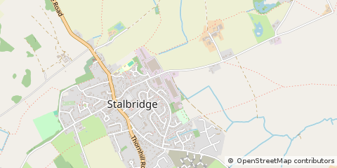 Map of Stalbridge, Dorset