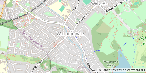 Map of Nottingham