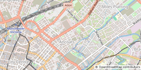 Map of Manchester