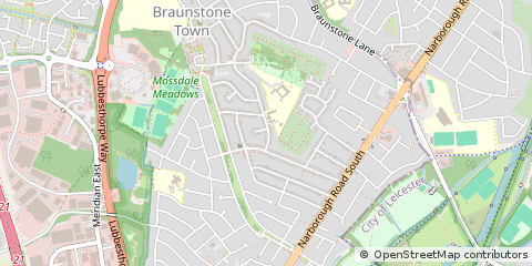 Map of Leicester