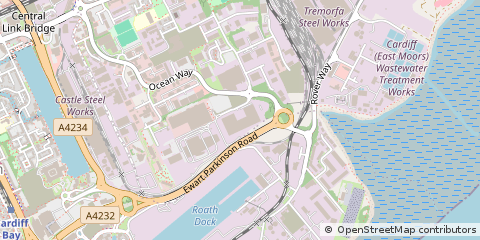 Map of Cardiff