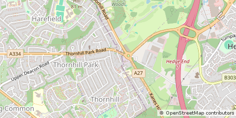 Map of Southampton, Hampshire