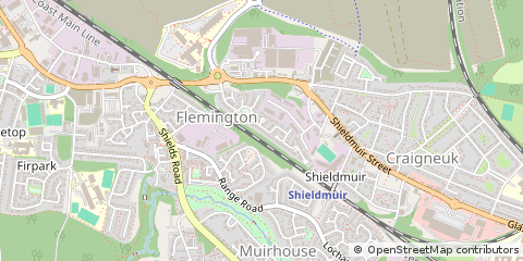 Map of Motherwell
