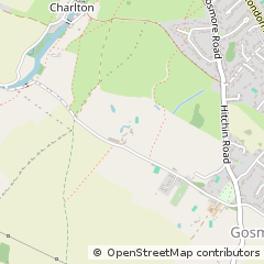 Map of Hitchin, Herts