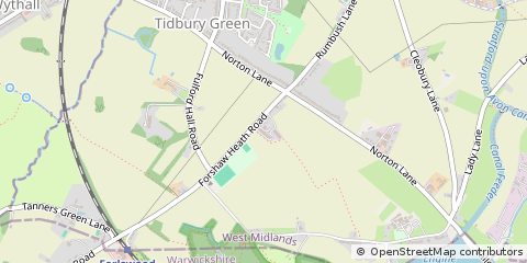 Map of Solihull