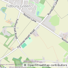 Map of Solihull