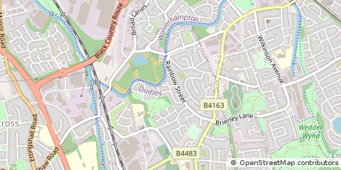 Map of Bilston, West Midlands