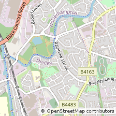 Map of Bilston, West Midlands