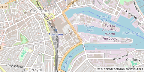 Map of Aberdeen