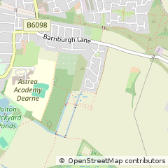Map of Rotherham, South Yorkshire