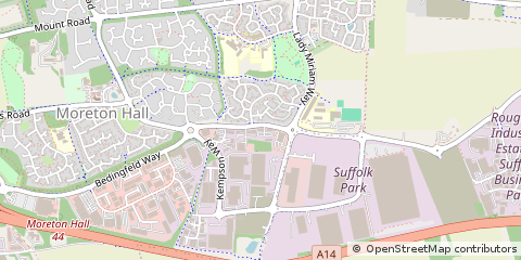 Map of Bury ST Edmunds