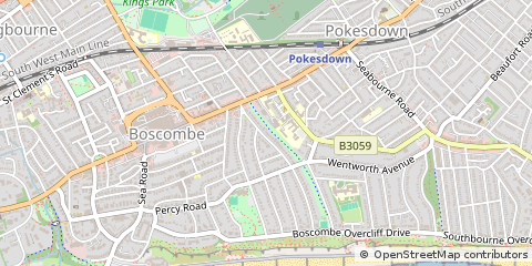 Map of Bournemouth