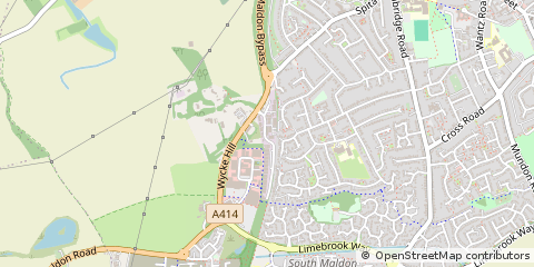 Map of Maldon, Essex