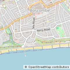 Map of Bournemouth, Dorset