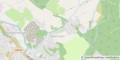 Map of Aberdare