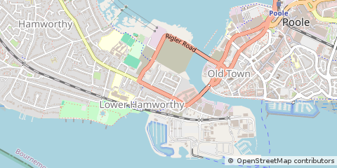 Map of Poole