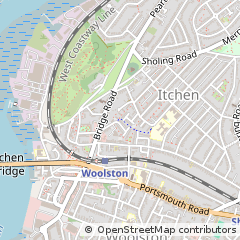 Map of Southampton, Hampshire