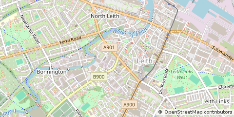 Map of Edinburgh, Midlothian