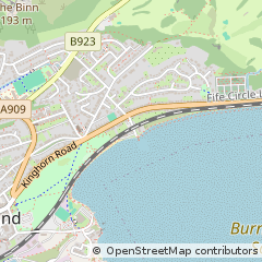 Map of Burntisland, Fife