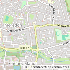 Map of Swindon, Wiltshire