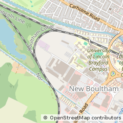 Map of Lincoln, Lincolnshire