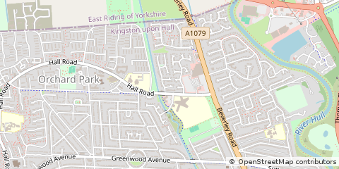 Map of Hull