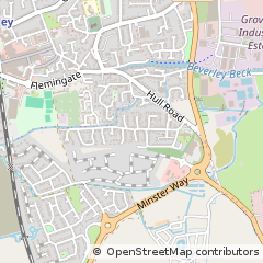 Map of Beverley, East Yorkshire