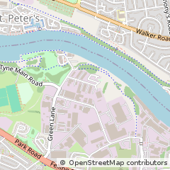 Map of Gateshead, Tyne and Wear