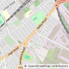 Map of Doncaster, South Yorkshire