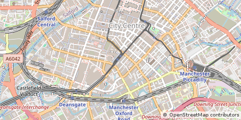 Map of Manchester