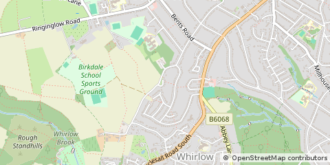 Map of Sheffield