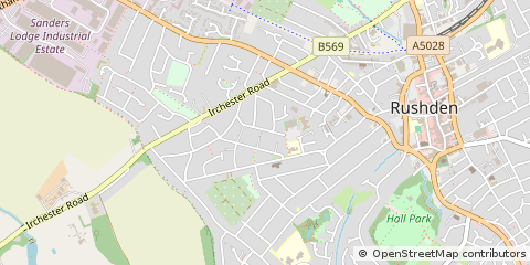 Map of Rushden