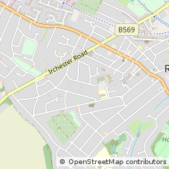 Map of Rushden