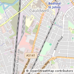 Map of Bedford