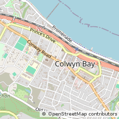 Map of Conwy, Clwyd