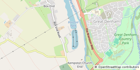 Map of Bedford