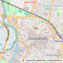 Map of Gloucester