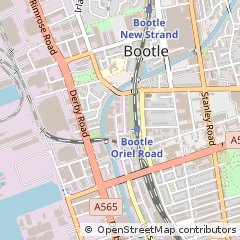 Map of Liverpool, Merseyside