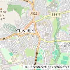 Map of Stoke-on-Trent, Staffordshire