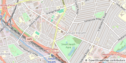 Map of Birmingham