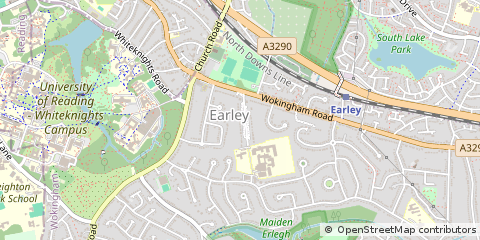 Map of Reading, Berks