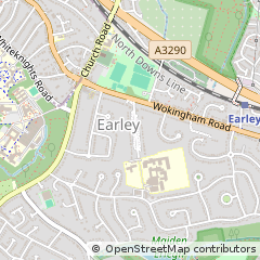 Map of Reading, Berks
