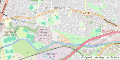 Map of Stockport