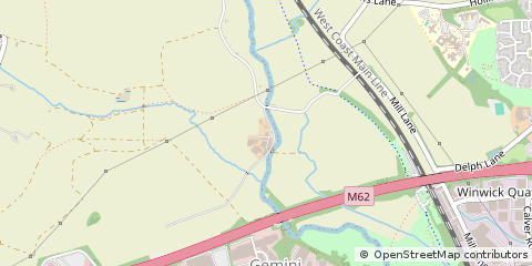 Map of Warrington